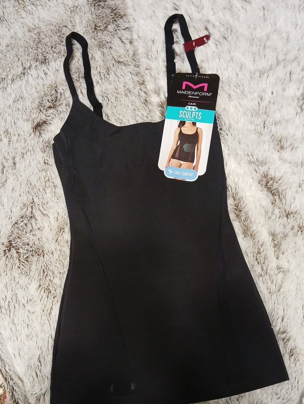 Maidenform Black Sculpting Shaping Camisole